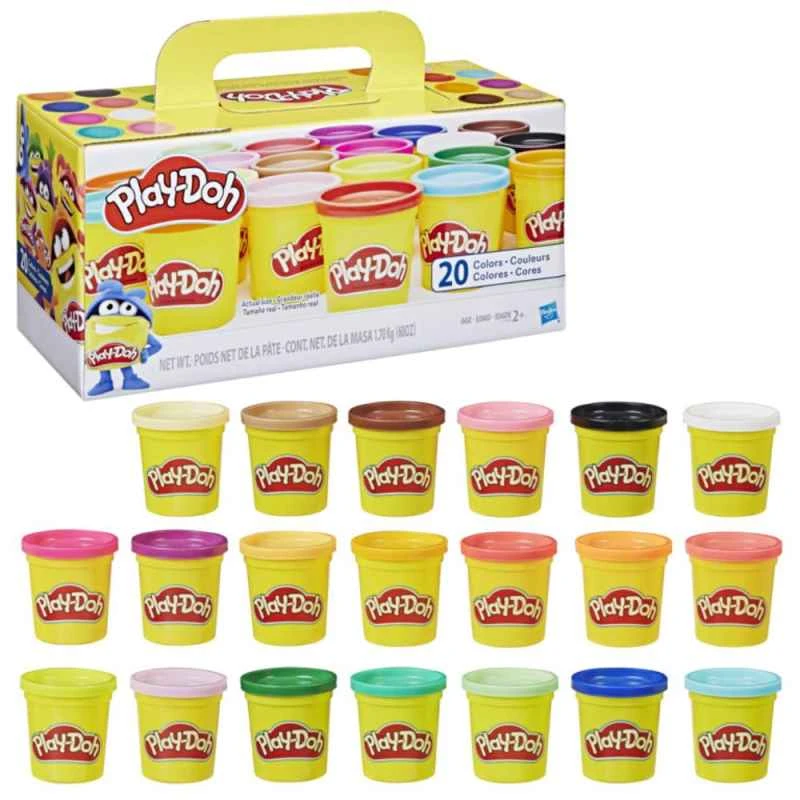 Play-Doh Creative DIY Clay Set, 20 Colors, A7924