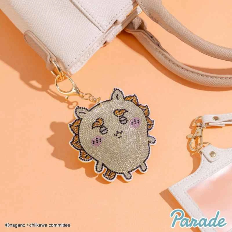 【Panade】Giykawa Rhinestone Keychain 2 Lion Sa