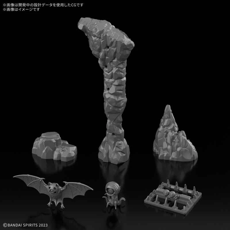(Pre-order) February 2026 BANDAI Distributor Version Assembly Model 30MF Series Assembly Fantasy Light Combat Modified Scenery 2