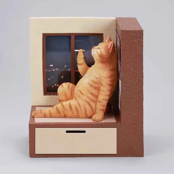 (Pre-order) March 2026 bid Toys JXK Philosophical Cat by the Window Orange Cat