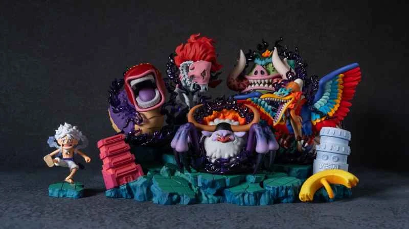 (Pre-order) April 2026 BANPRESTO Distributor Edition WCF PREMIUM One Piece Monkey D. Luffy VS Five Elders Prize Figure