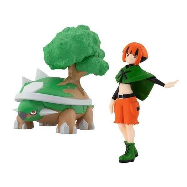 (Pre-order) November 2025 BANDAI licensed Pokémon SCALE WORLD Sinnoh region crop & Torterra box set