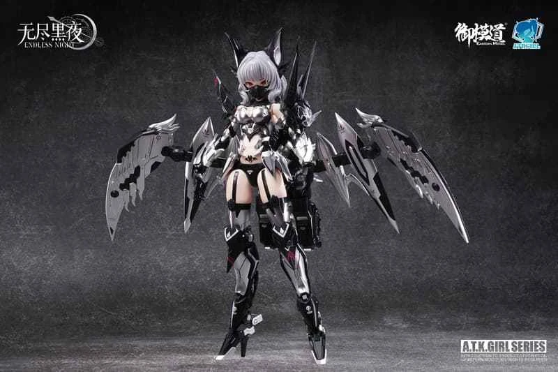 (Pre-order) June 2026 Yumodao Endless Night Camilla Ghost Silver Blood Charm Vampire Mecha Girl Assembly Model