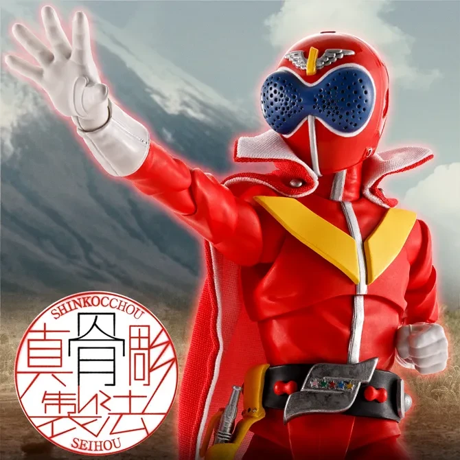 (Pre-order) November 2025 BANDAI Distributed SHF True Bone Sculpting Method Secret Sentai Goranger Akranger Articulated Figure