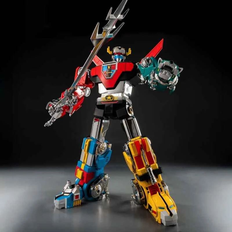 (Threezero) ROBO-DOU Five Lions Combined Beast King Holy Warrior Retro Toy Edition