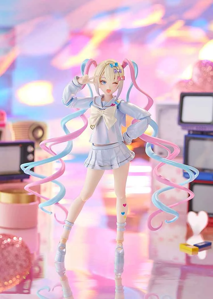 (Pre-order) April 26th, Good Smile Agent Version Streamer Girl's Heavy Dependence, Super Cutest Angel-chan Figma Articulated Figure