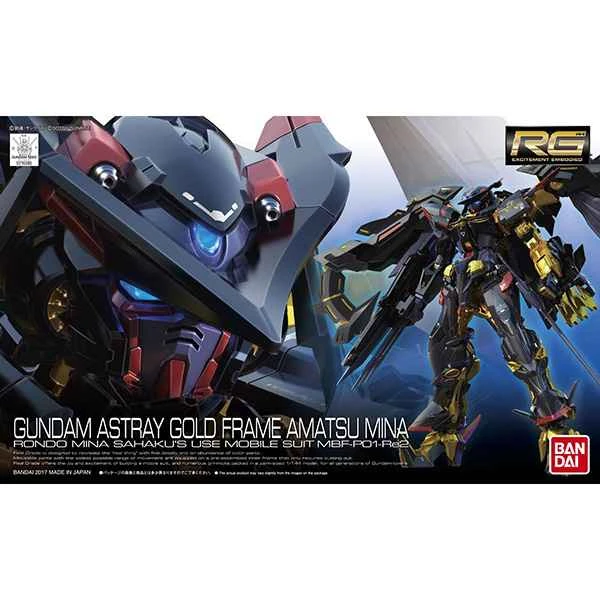 (BANDAI) Distributor Version Assembly Model RG 1/144 Mobile Suit Gundam SEED ASTRAY Astray Gold Machine Mina