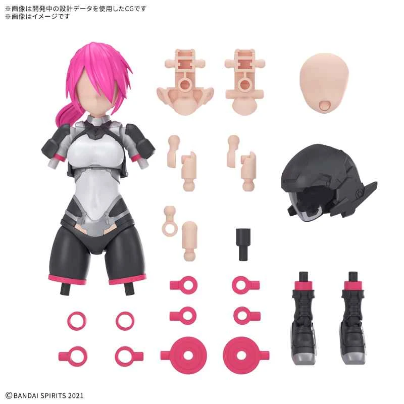 (In Stock) BANDAI Distributor Version Assembled Model 30MS Series Assembled Girl Light Combat Accessory Set 24 (Speed-Up Beta) [Color A]