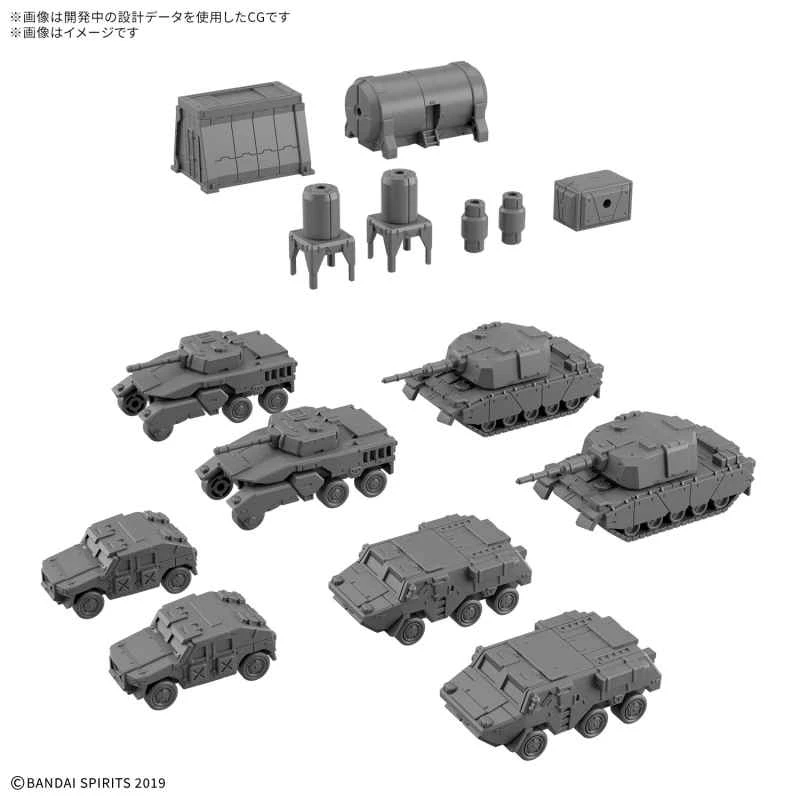 (Pre-order) June 2026 BANDAI Distributor Version Assembled Model 30MM 1/144 with 24 Accessories (1 Multi-functional Equipment)