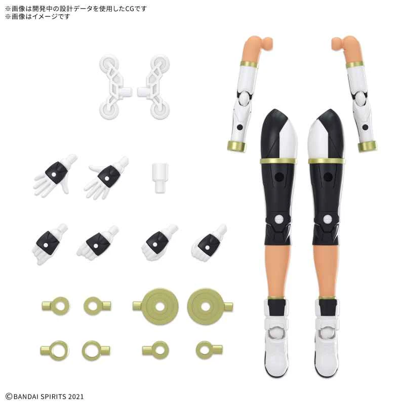 (Pre-order) February 2026 BANDAI Distributor Version Assembled Model 30MS Series Assembled Girl Light Combat Accessory Set 26 (Climbing Components) [Color C]