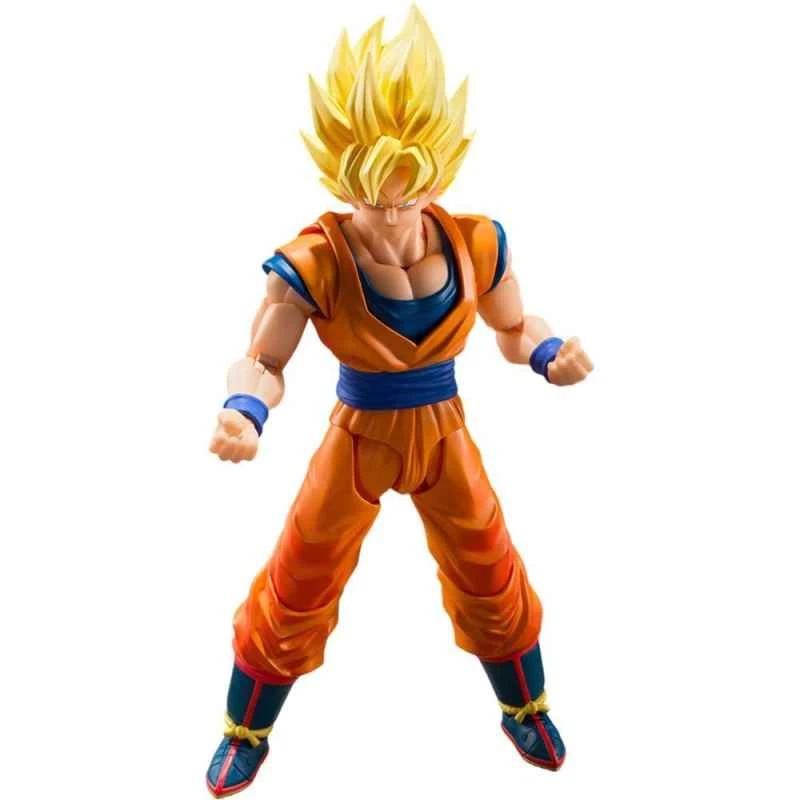 (BANDAI) SHF Dragon Ball Z Super Saiyan Goku - The Beginning of the Final Battle - Complete Articulated Figure