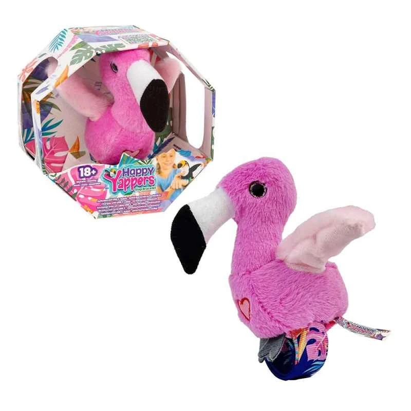 (Happy Yapper) Children's Sound Interactive Toy: Happy Little Squeak Flamingo