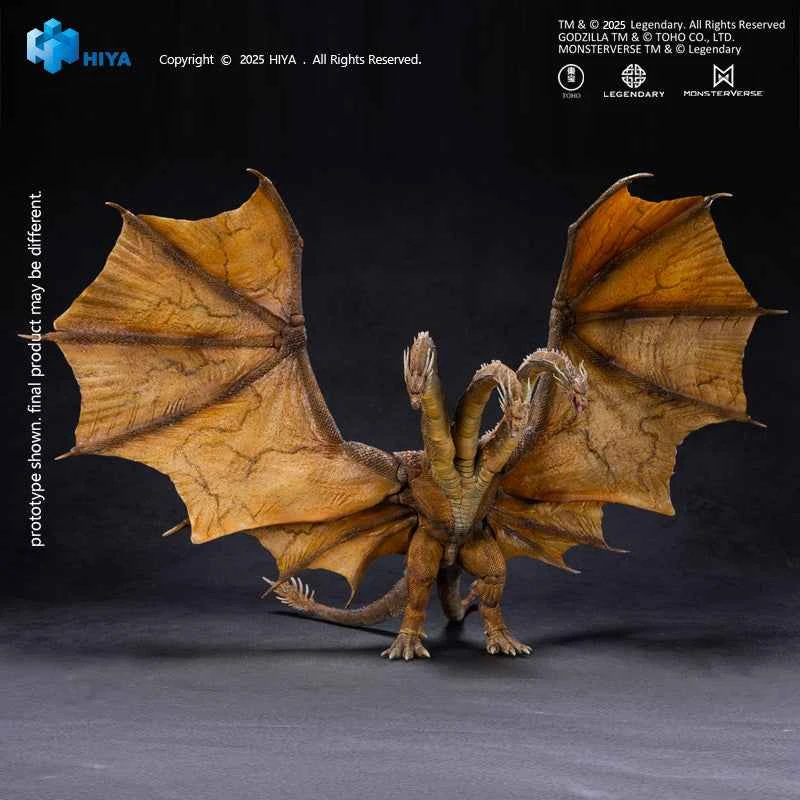 [Pre-order] December 25th, HIYA (Haiya) Agency Edition Godzilla King of the Monsters 2019 King Ghidorah 2.0 Articulated Pre-painted Figure with Gravity Ray