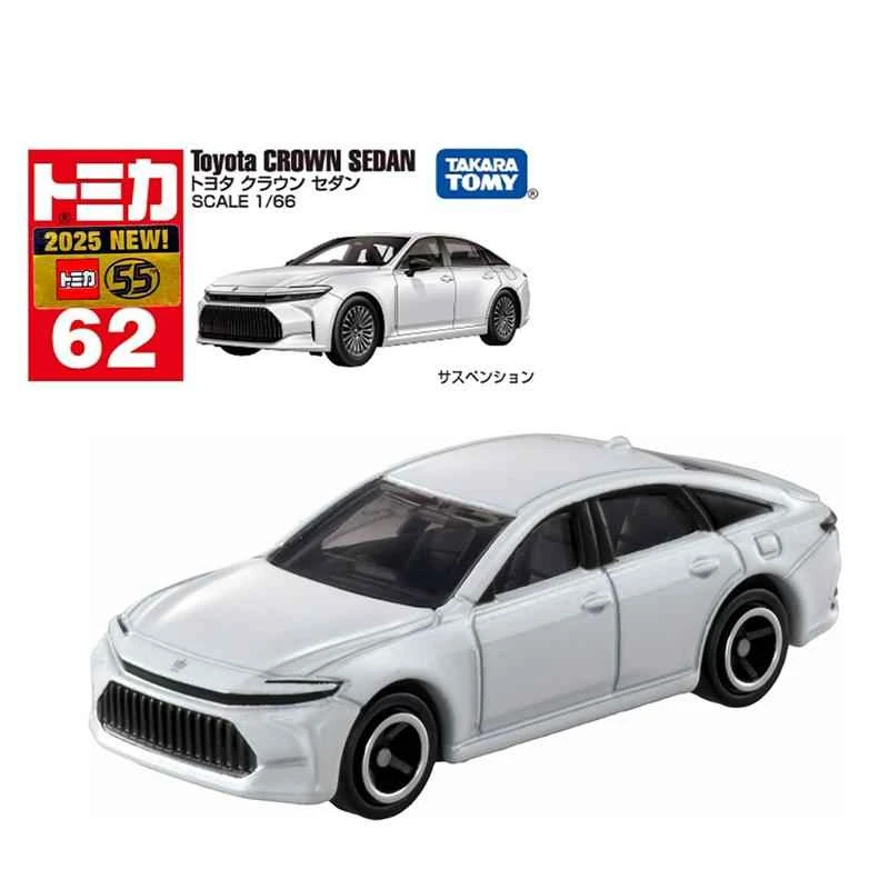 【TOMICA】 Toyota Crown Sean No. 62, a beautiful small car from the world of automobiles.