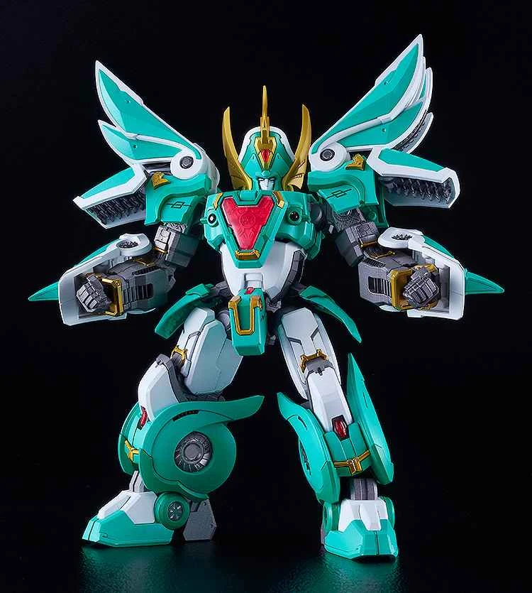 (Pre-order) February 26th Good Smile Distributor Version MODEROID King's Style Invincible Wind King Gold Edition Assembly Model