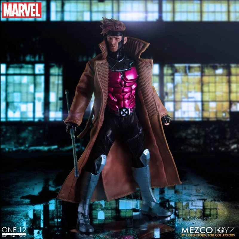 (Pre-order) September 2026 Mezco X-Men One:12 Collective Gold Hand Gambit Action Figure Re-release