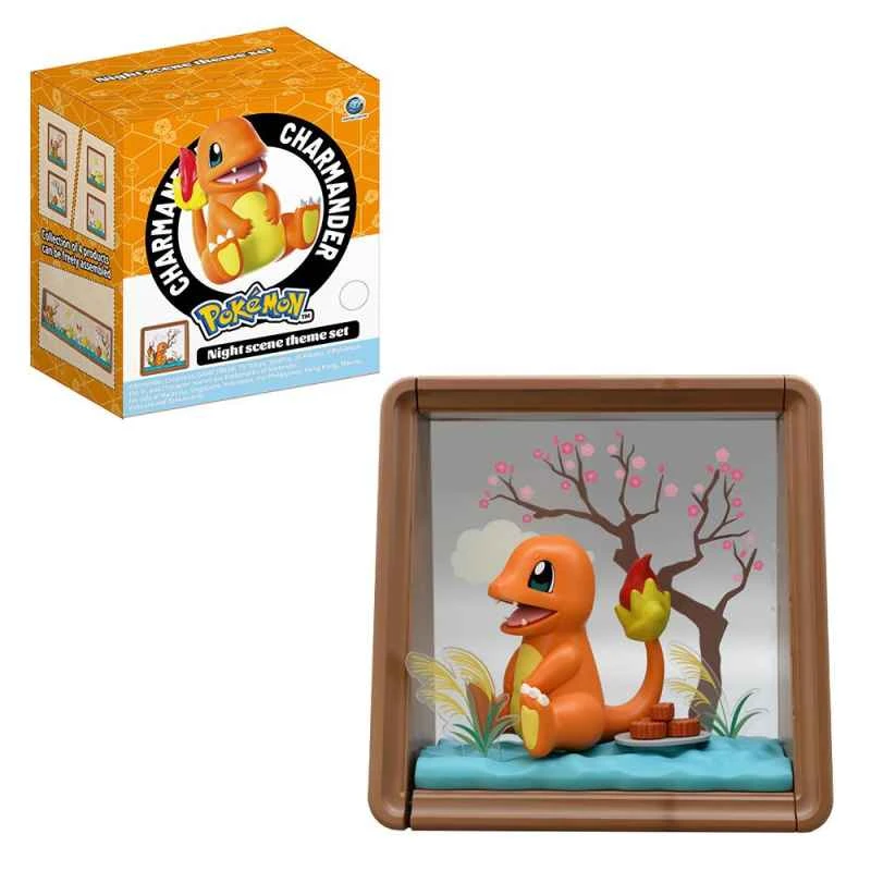 [Shifeng Culture] Pokémon Flower Moon Series Charmander Box Toy