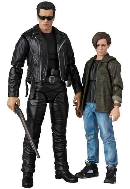(Pre-order) April 26th, MAFEX Japanese version Terminator 2 T-800 (T2 ver.) & John Connor articulated figure