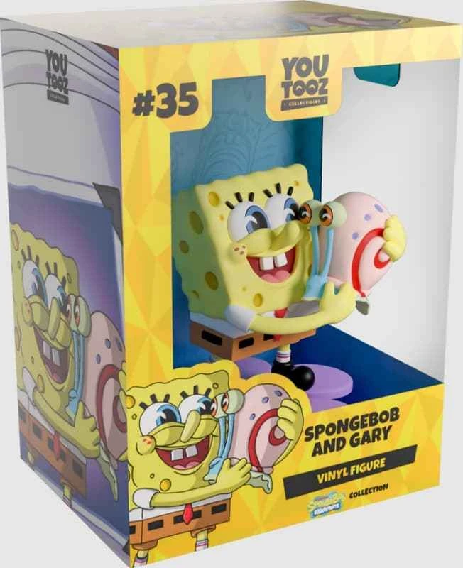 (Pre-order) June 2026 Youtooz SpongeBob SquarePants & Gary the Snail 3.3-inch Non-Articulated Vinyl Figure