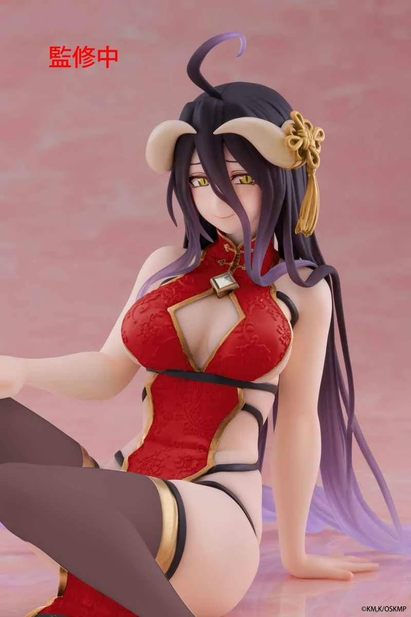 (Pre-order) October 25th, TAITO Prize Figure Desktop Cute Overlord Albedo (Cheongsam Ver.) Renewal