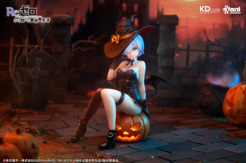 (DaManga) KDcolle Distributor Edition Re:Zero -Starting Life in Another World- Rem: Ghost Night Wizard 1/7 PVC Pre-Production Figure