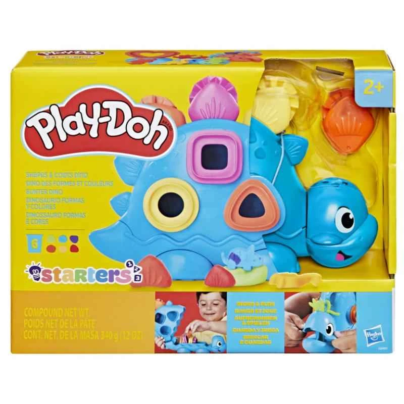 Hasbro Play-Doh Dinosaur Color and Shape Matching Game Set