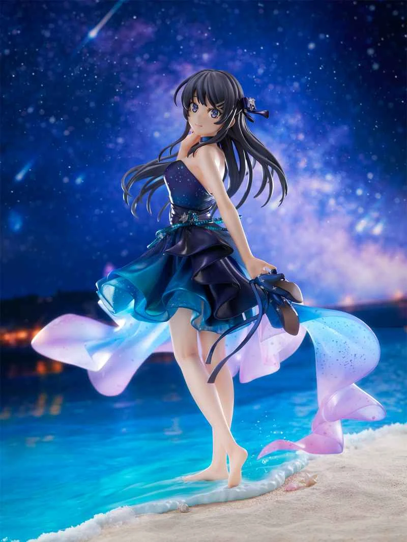 [Pre-order] February 2026 CyberZ Agency Edition Rascal Does Not Dream of Bunny Girl Senpai Sakurajima Mai - Starry Sky Dress Ver. 1/7 PVC Pre-made Figure