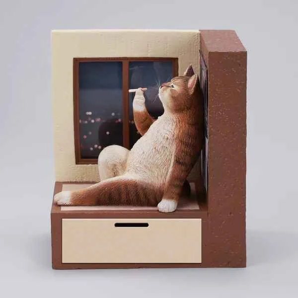 (Pre-order) March 2026 bid: Toys JXK Philosophical Cat Tabby by the Window