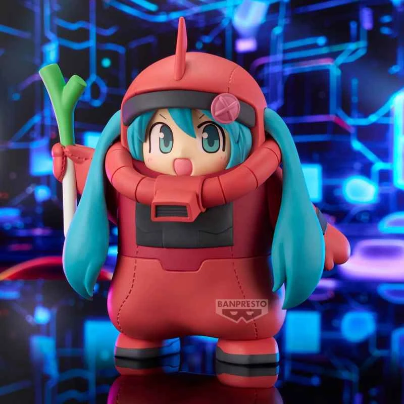 (Pre-order) March 2026 BANPRESTO Distributor Edition Gundam 45th Anniversary x Hatsune Miku/Char Aznable Special Sack Costume Figure