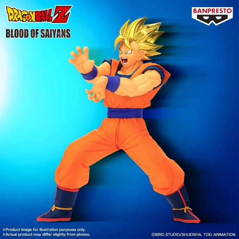 (Pre-order) May 2026 BANPRESTO Distributor Edition BLOOD OF SAIYANS Dragon Ball Z Super Saiyan Son Goku Prize Figure