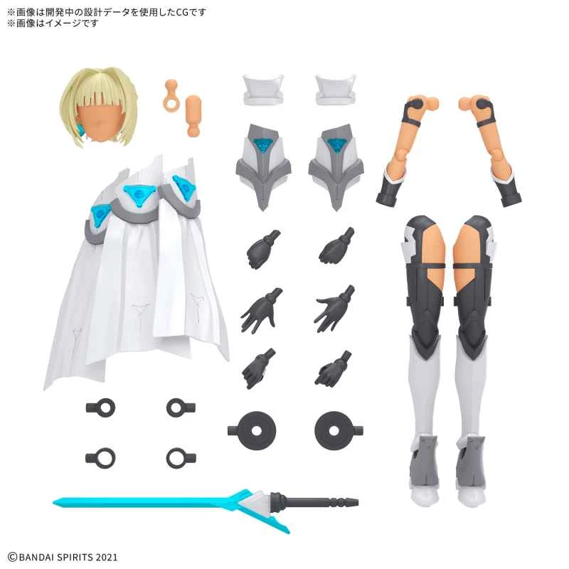 (Pre-order) January 2026 BANDAI Distributor Version Assembled Model 30MS Series Assembled Girl Light Combat Accessory Set 23 (Valkyrie Suit) [Color C]