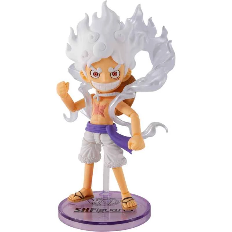 (BANDAI) Limited edition Tamashii Soul Shop SHF X WCF One Piece Luffy GEAR5 Gear 5 posable figure.