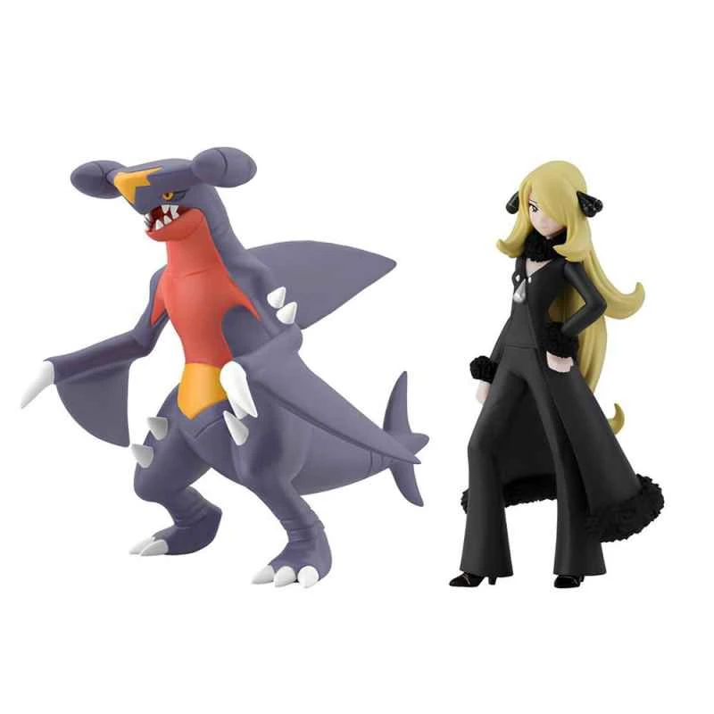 (BANDAI) Distributed Box Version of Pokémon SCALE WORLD Sinnoh Region Cynthia & Garchomp