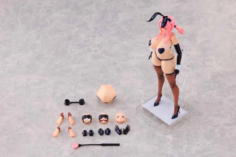 (Pre-order) June 2026 BISHOUCRAFT Reverse Bunny Girl Nicole + Accessory Pack 1/12 Scale Articulated Figure