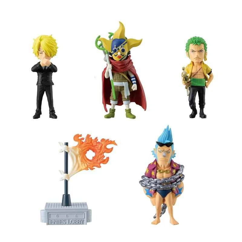 (In Stock) BANPRESTO Distributor Edition One Piece WCF Prize Figures - Enies Lobby Arc 2 (Set of 5 + 1 random figure)