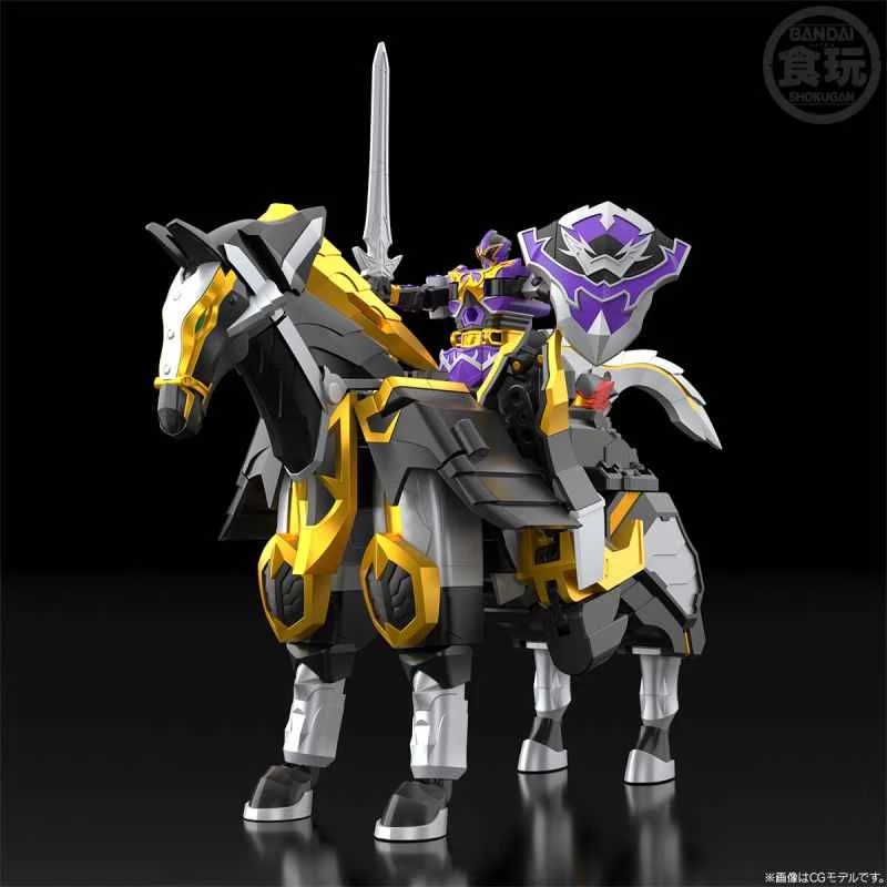 (Pre-order) October 2025 BANDAI Distributed SMP Magical Rangers Magiranger Demon God Fusion Black Wolf Caesar Box Toy