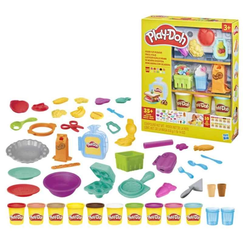 Hasbro Play-Doh Fun Kitchen Refrigerator Theme Game Set