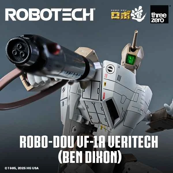 (Pre-order) June 2026 Threezero Distributor Version ROBO-DOU Macross VF-1A Transforming Fighter Ben Dixon