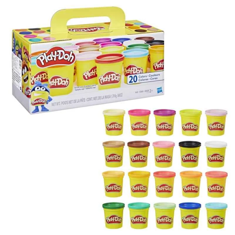 (In Stock) Hasbro Play-Doh 20-Color Clay Set