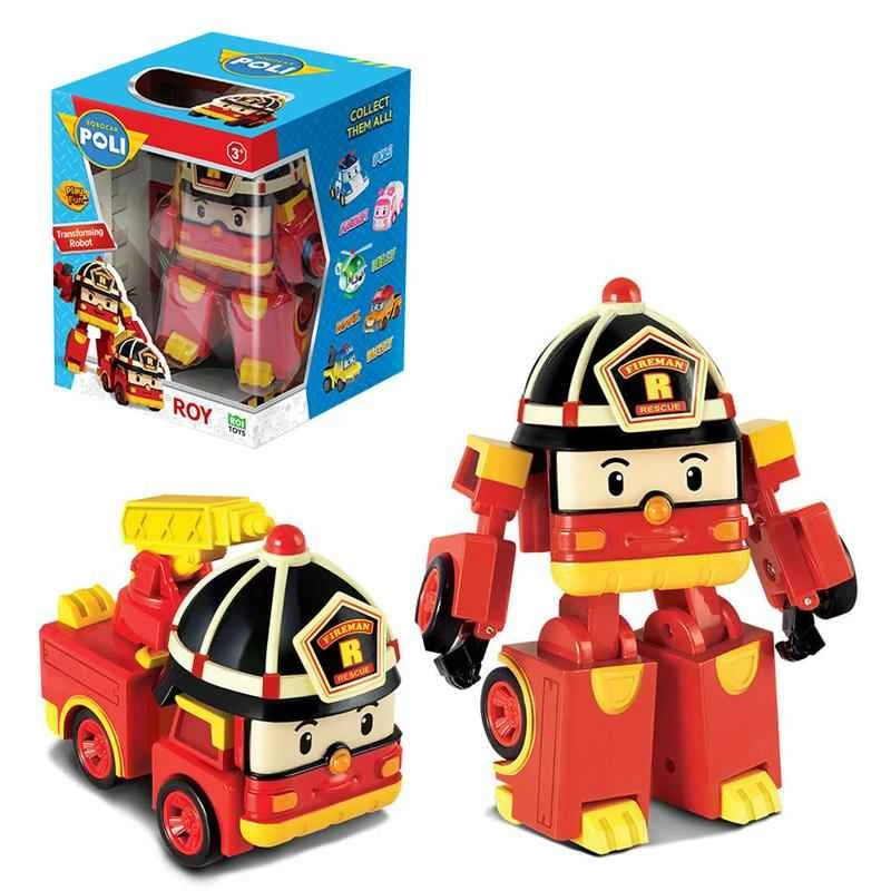【POLI】Polly Rescue Little Heroes New 4-inch Transforming Roy