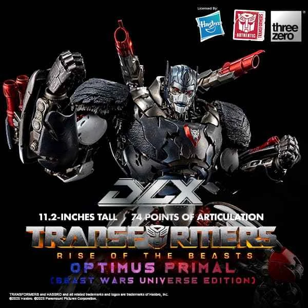 (Pre-order) June 2026 Threezero-distributed DLX Transformers: Rise of the Beasts - King Kong (Special Transformer Edition)