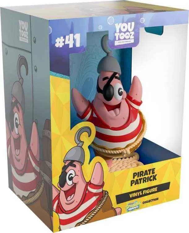 (Pre-order) September 2026 Youtooz SpongeBob SquarePants Pirate Patrick Star 5.2-inch Non-Articulated Vinyl Figure