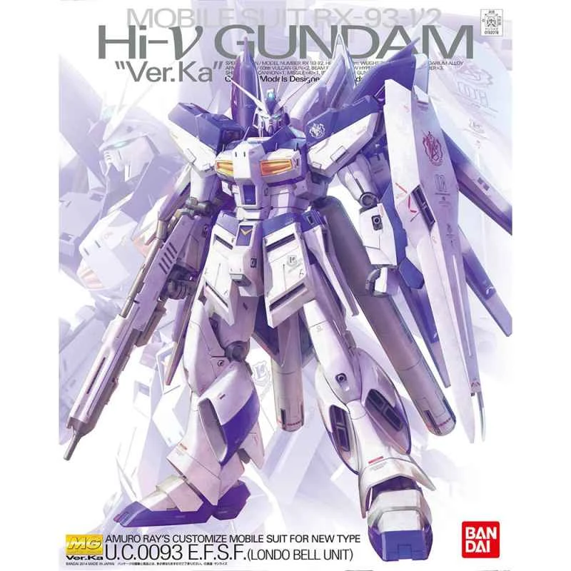 [BANDAI] Agent Assembly Model MG 1/100 Mobile Suit Gundam: Char's Counterattack RX-93-v2 Hi-Nu Gundam Ver.Ka