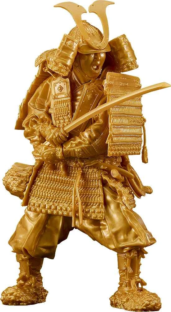 (Pre-order) August 2025 Max Factory Distributed PLAMAX Kamakura Period Armored Samurai Gold Color Edition 1/12 Scale Assembly Model